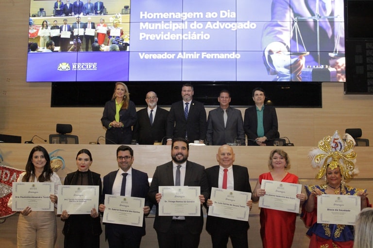 Dia Municipal do Advogado Previdenciário é comemorado na Câmara do Recife